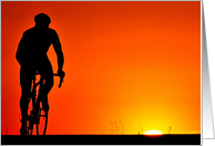 Cycling Sunrise card
