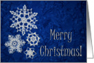 Snowflake Christmas card