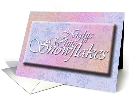 Nights in White Snowflakes card (795502)