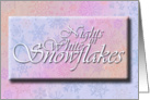 Nights in White Snowflakes card