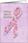 for Grandma-pink ribbon for breast cancer patient card