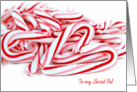 Secret Pal’s Christmas-pile of candy canes with heart card