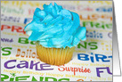 Happy Birthday cupcake card