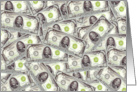 Birthday Thousands Of Dollars Background card