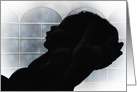 Baby Boy Congratulations-baby boy silhouette card