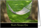 Father’s Day-hammock between two oak trees card