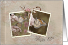 85th Birthday For Mother, Monarch Butterlies On Flowers card