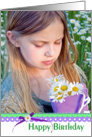 sister, daisy, birthday, girl, sneaker card