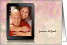 Save The Date, photo card, engagement, electronic card