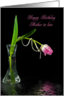 Mother-in-law, birthday, tulip, flower, pearl card