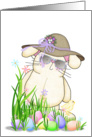 teacher, Easter, Easter bunny,colored eggs,humor card
