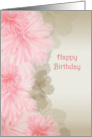 pink floral border for birthday card