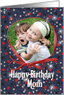 Happy Birthday photo card for Mom from kids card