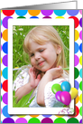 birthday photo card for Grandma with balloons card