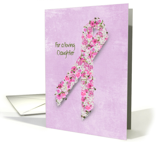 for Daughter pink ribbon for breast cancer patient card (1180570)