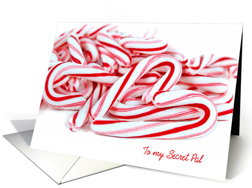 Secret Pal's Christmas-pile of candy canes with heart card (1308714)