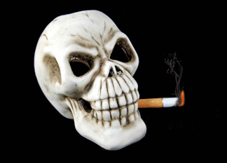 Skull with Cigarette...