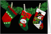 Empty Stockings card