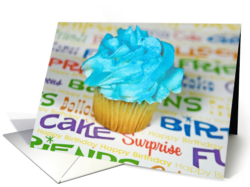 Happy Birthday cupcake card (530812)