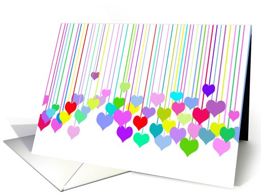 Bright Hearts card (570649)