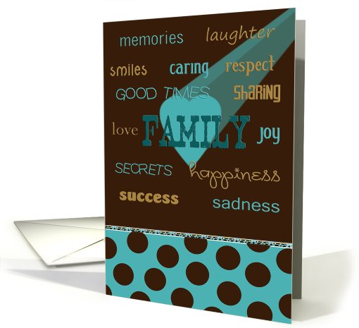 Family Ties card (613217)