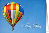 hot air balloon in...