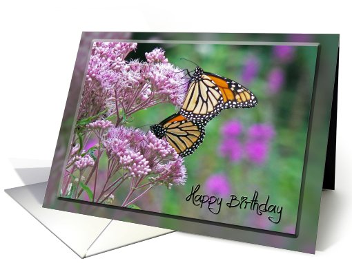 Butterfly Birthday card (628208)
