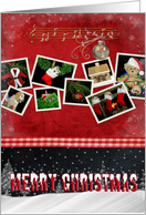 Christmas collage card