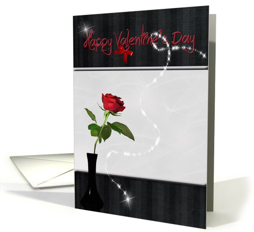 valentine rose card (744998)