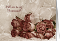 bridesmaid request card