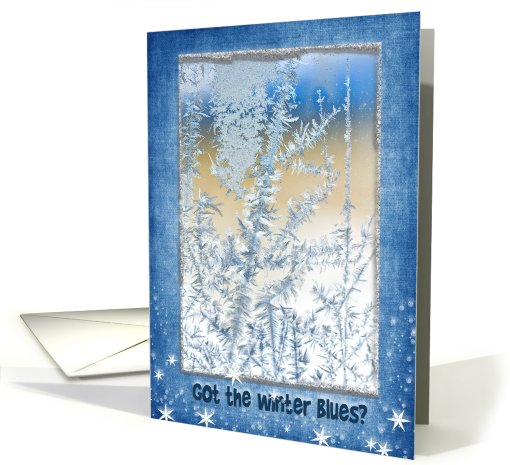 winter blue party card (761181)