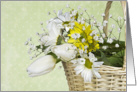 thank you-tulip basket card