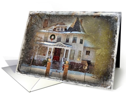 Victorian Christmas home card (775759)