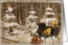 vintage sleigh-Christmas card