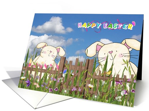 Easter-bunny-garden card (792830)
