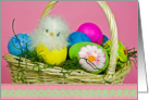 Easter chick-holiday-egg-basket card