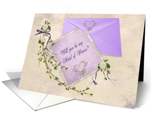 Maid of Honor request for best friend-wedding stationery... (817905)