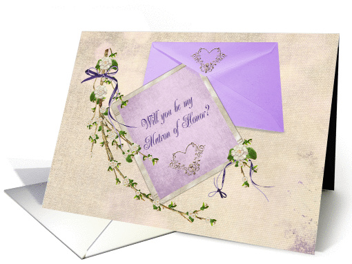 Matron of Honor request for best friend-floral branch on... (817913)