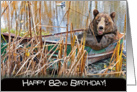 82nd birthday-bear-humor-boat card