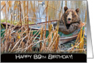 89th birthday-bear-humor-boat card