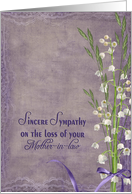 loss of mother-in...