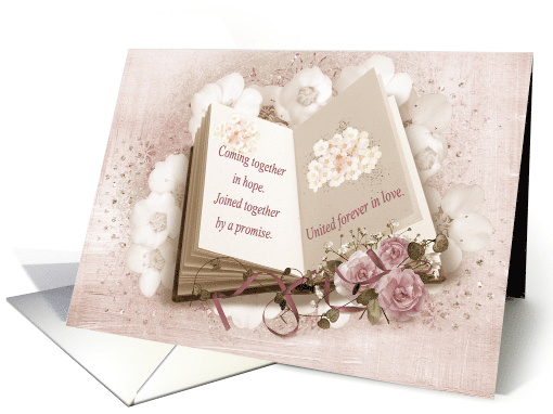 Wedding Congratulations for daughter & son in law, book... (854036)