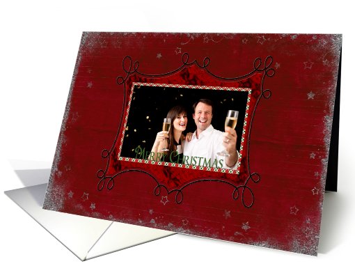 Christmas, photo card, snowflake,holiday card (883593)