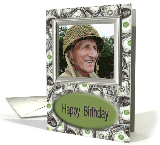 Birthday for Dad money frame photo card (900247)