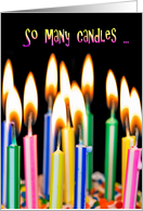 birthday, candle, cake, humor card