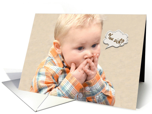 get well soon, humor, boy card (902926)