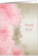 Thank You floral border card