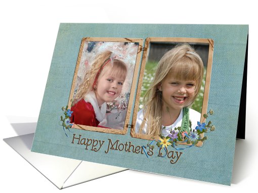 Mother's Day vintage photo card for grandma card (917361)