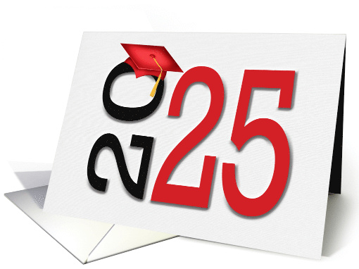 2025 High School Graduation With Red Cap card (927752)