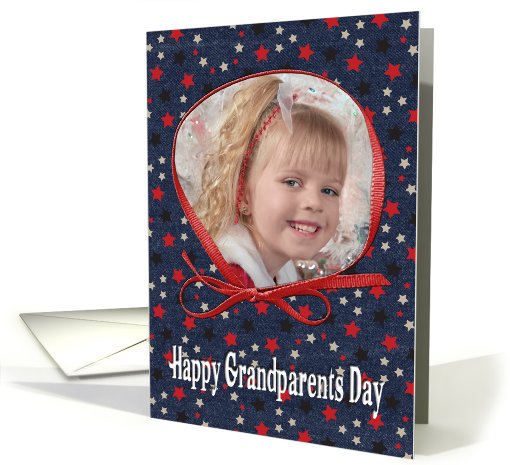 Happy Grandparents Day photo card for grandma card (942610)